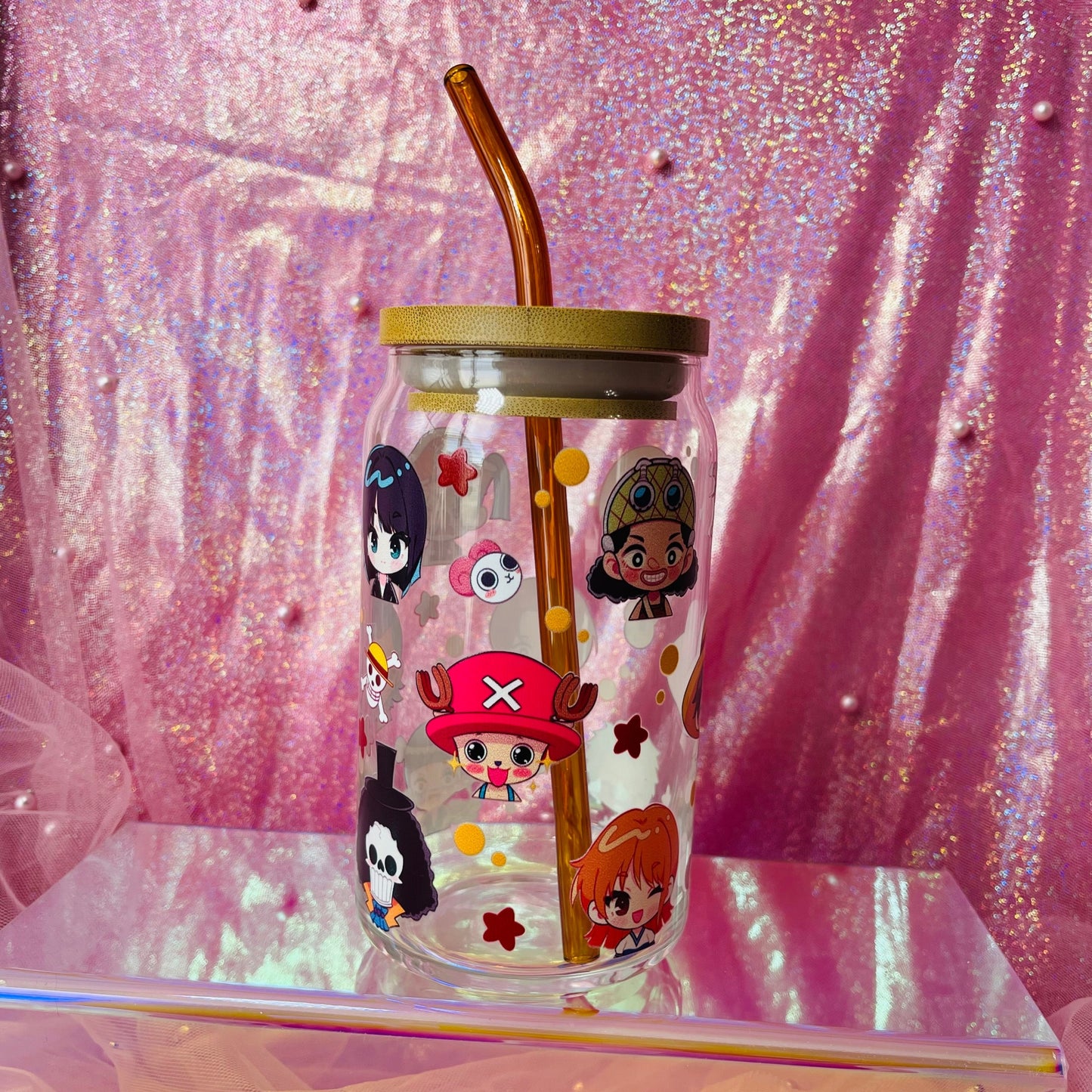 Pirates ♡ 16oz Glass Can