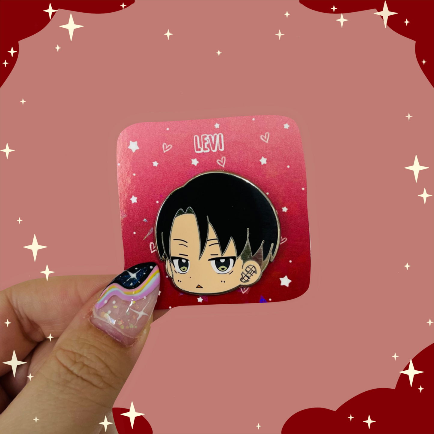 AOT Chibi Heads ☆ Pins