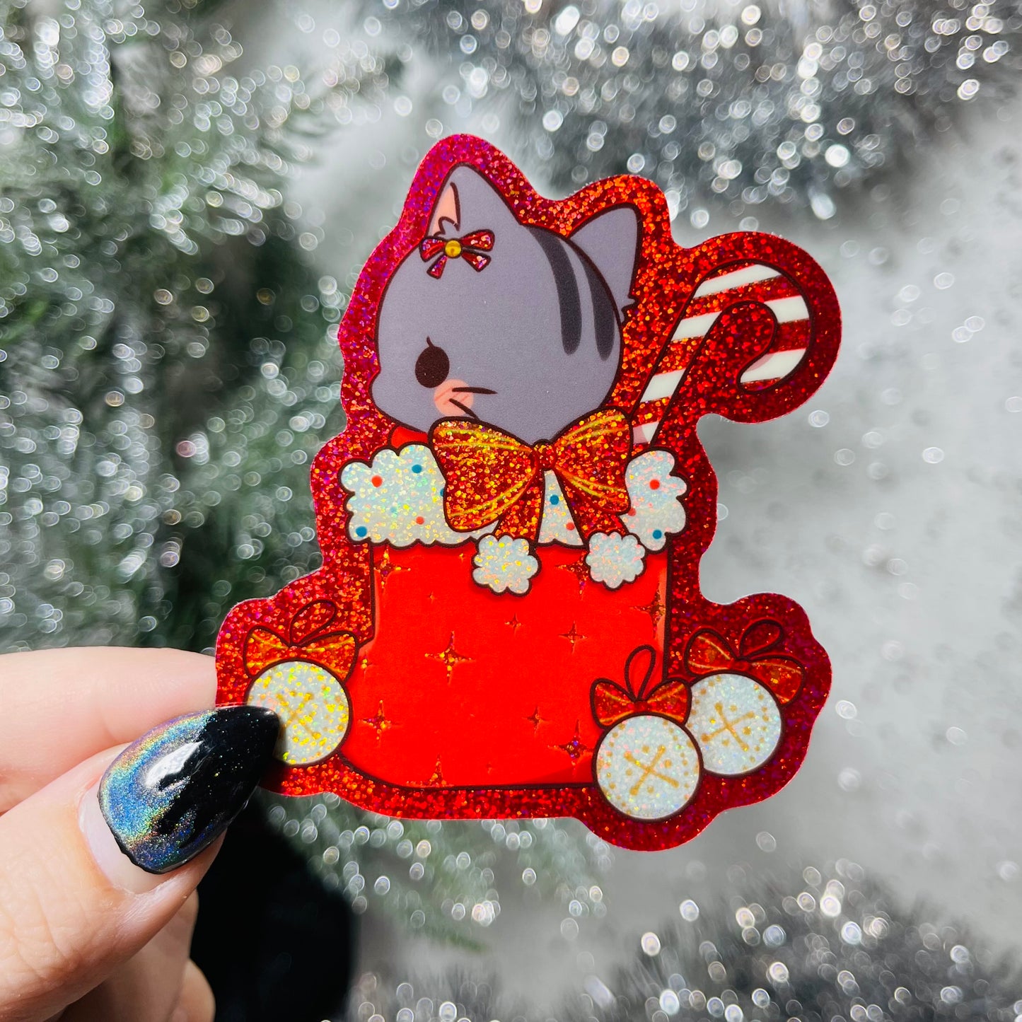Christmas Kitties Stickers