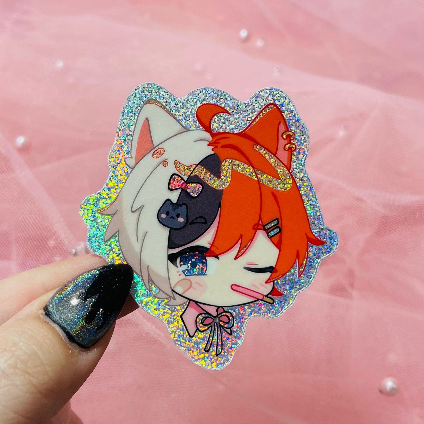 Jushi & Tsukuru Stickers (Cherry Blossom Vers)
