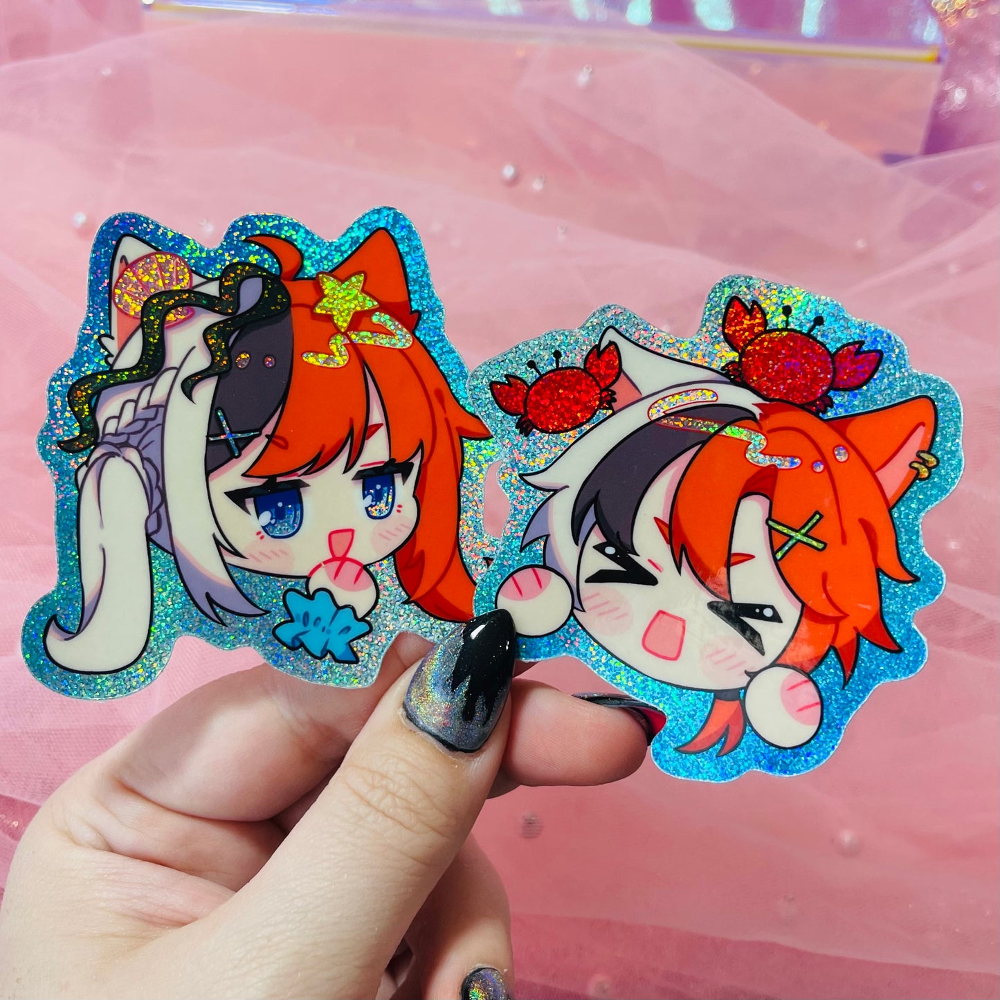Jushi & Tsukuru Stickers (Summer Vers)