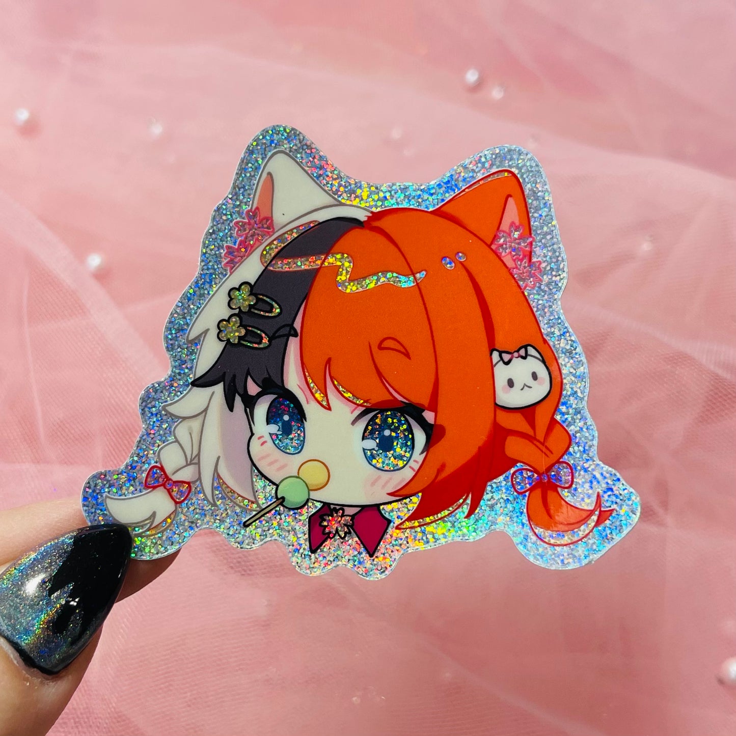 Jushi & Tsukuru Stickers (Cherry Blossom Vers)