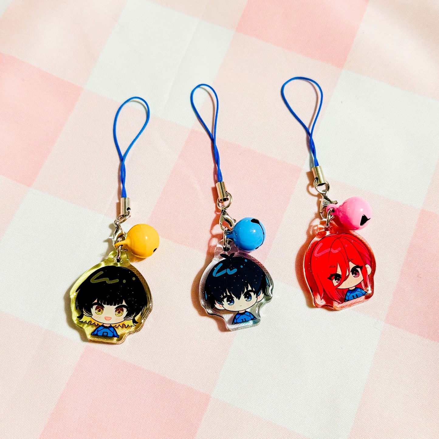 Blue Soccer ☆ Phone Charms