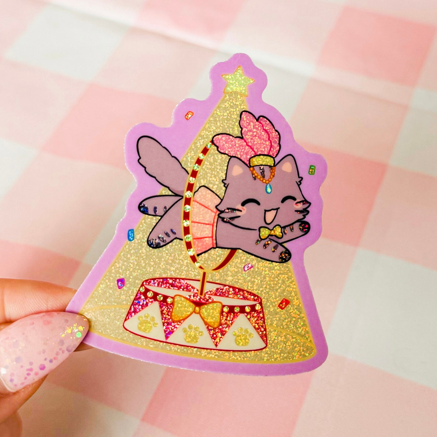 Circus Cats Stickers