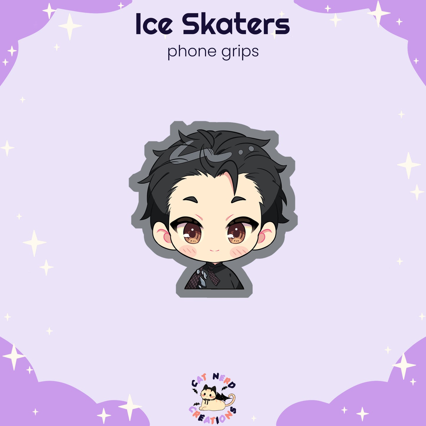 Ice Skater Phone Grips