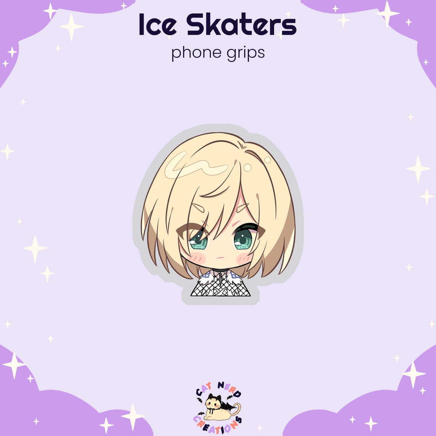 Ice Skater Phone Grips