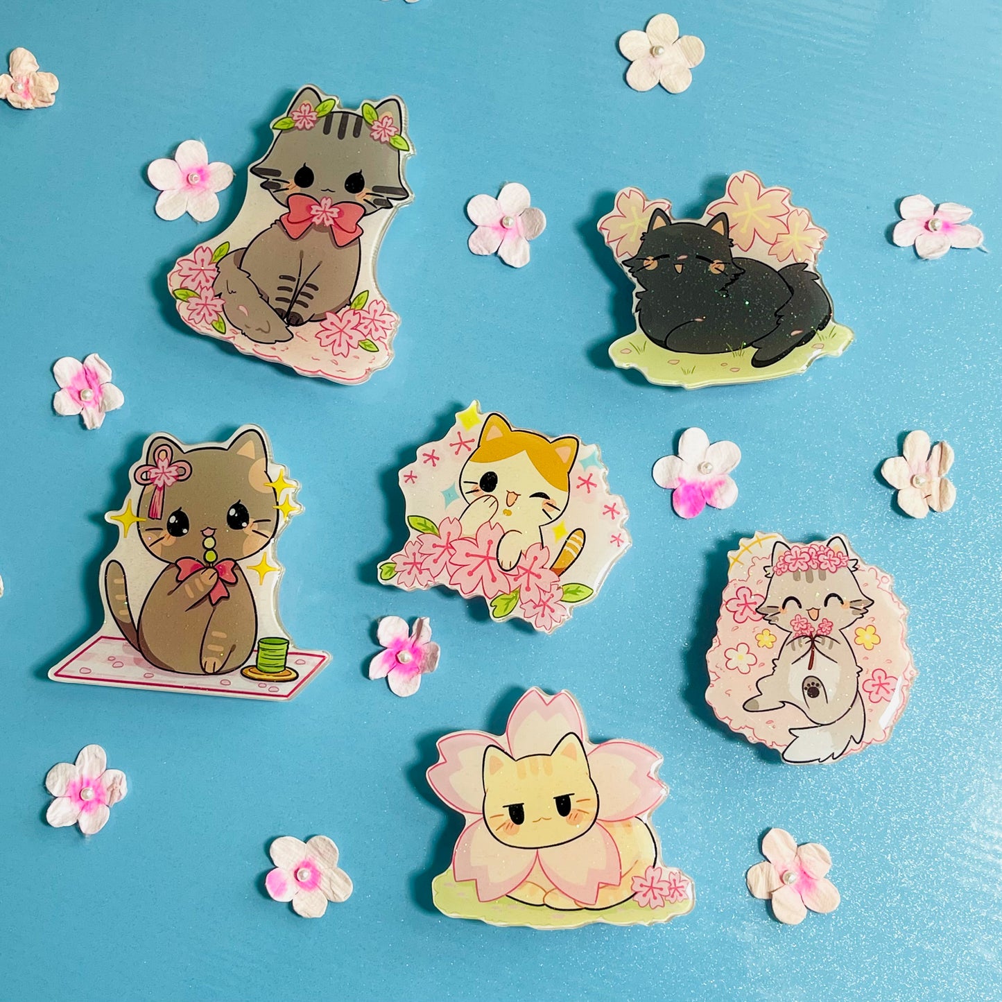 Sakura Kitties ♥ Phone Grips