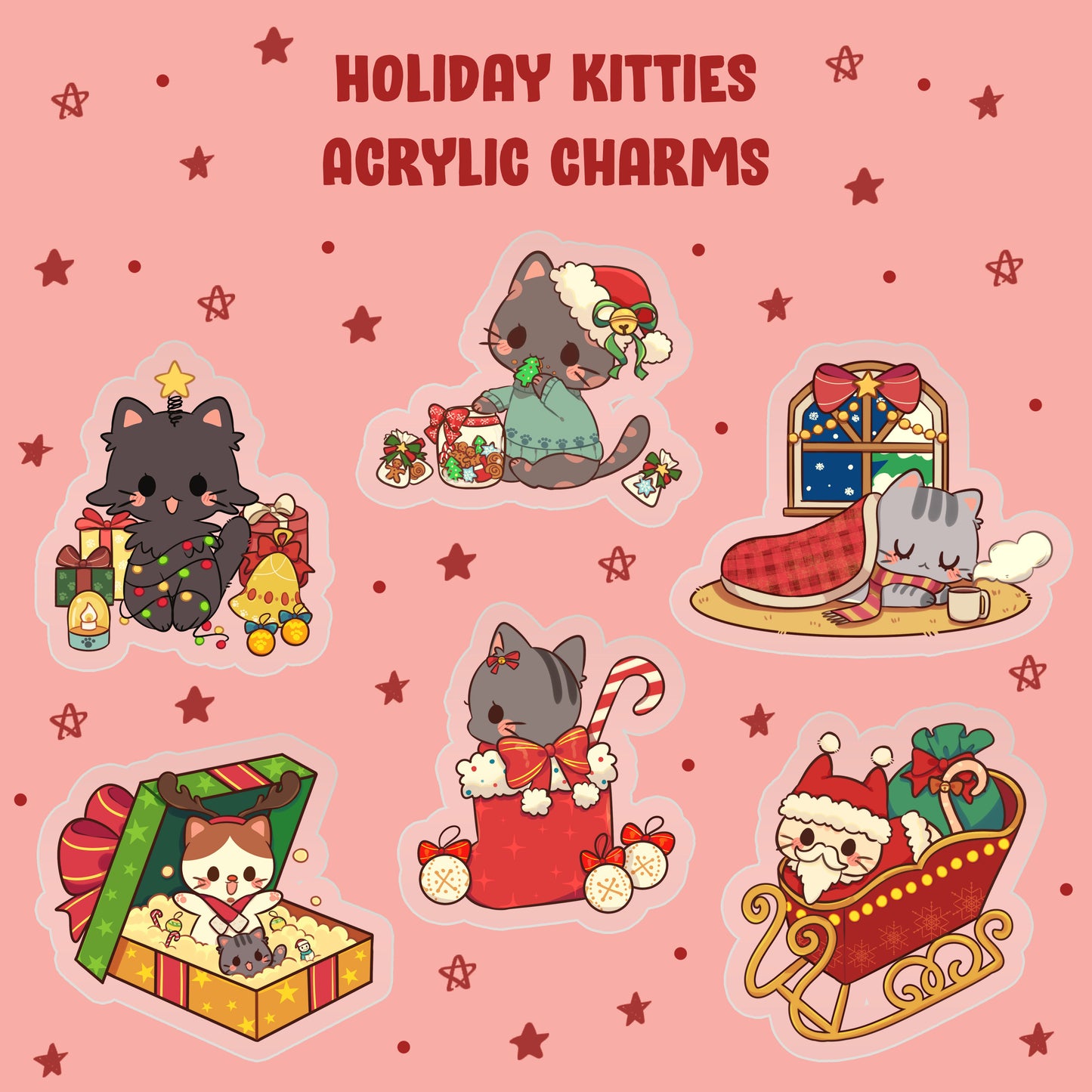 Holiday Cats ☆ Charms