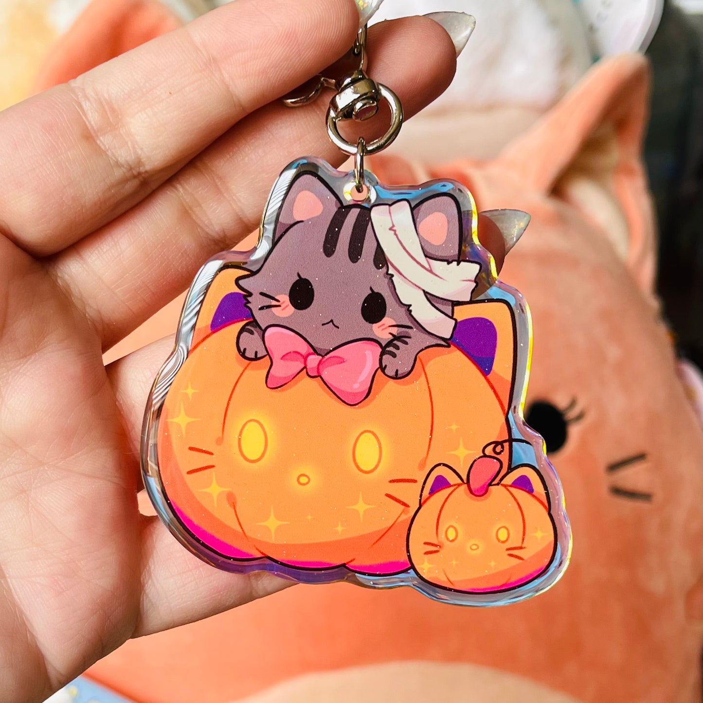 Halloween Cats ☆ Holographic Charms