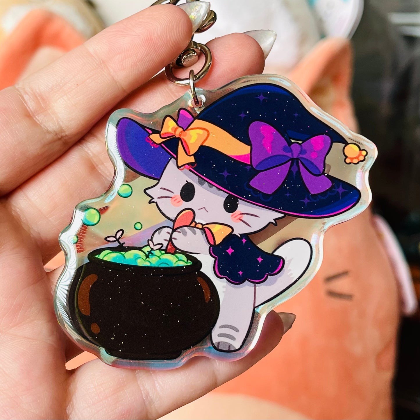 Halloween Cats ☆ Holographic Charms