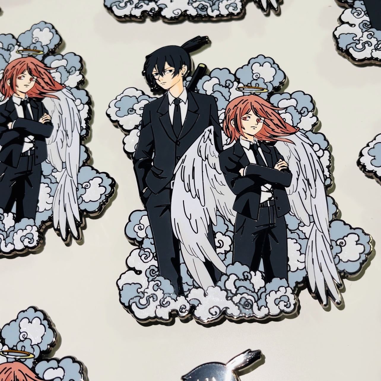 Aki & Angel Pin