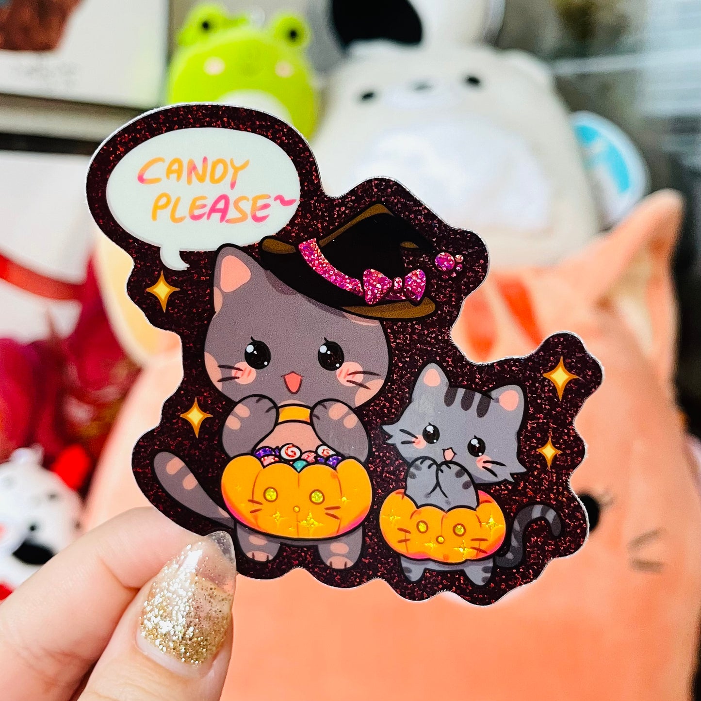 Halloween Kitty Stickers