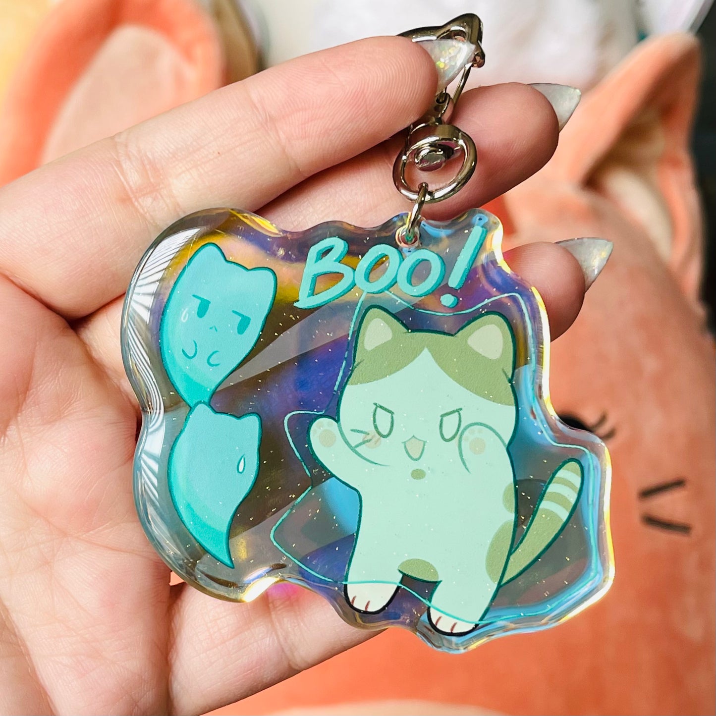 Halloween Cats ☆ Holographic Charms