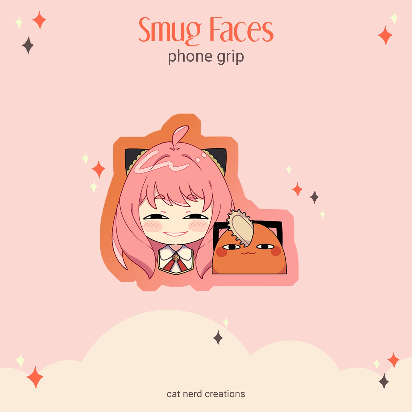 Smug Faces Phone Grip