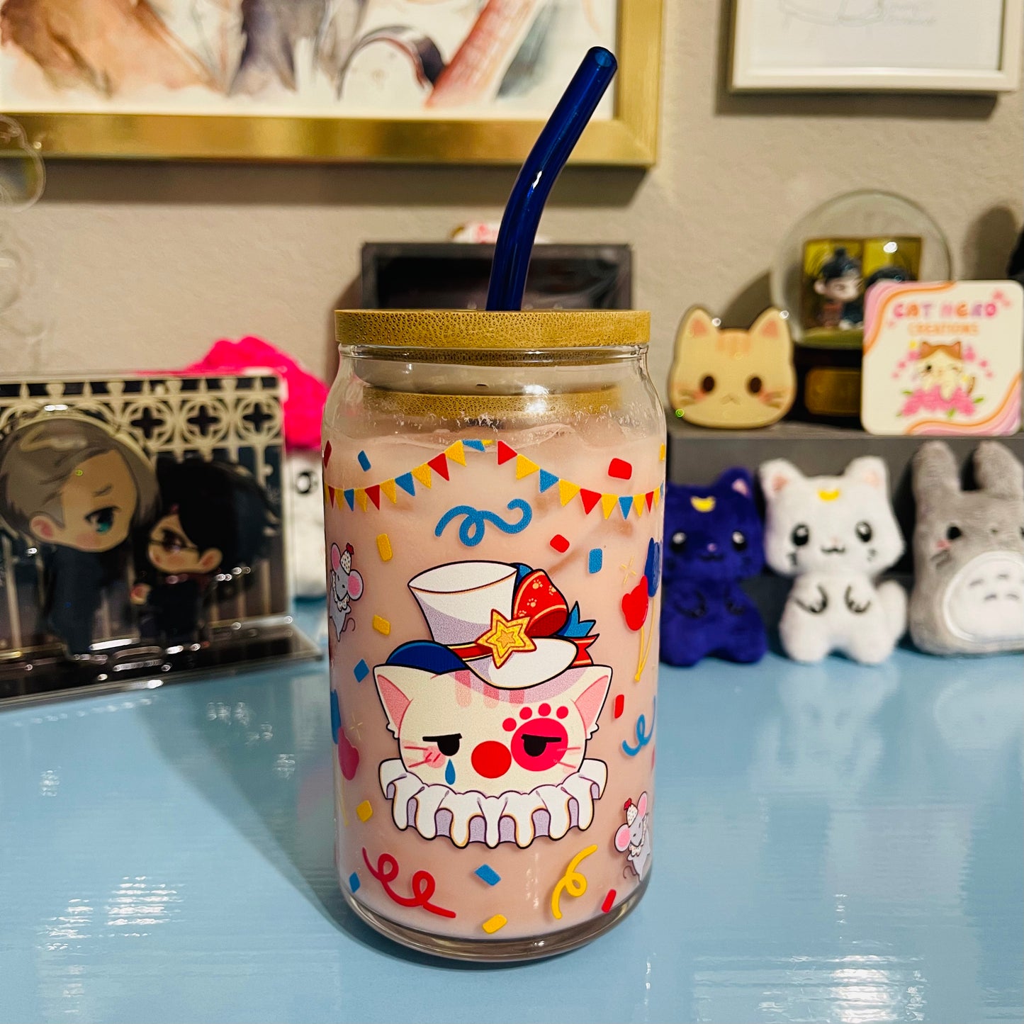 Clown of the Month ♡ 16oz Glass Can