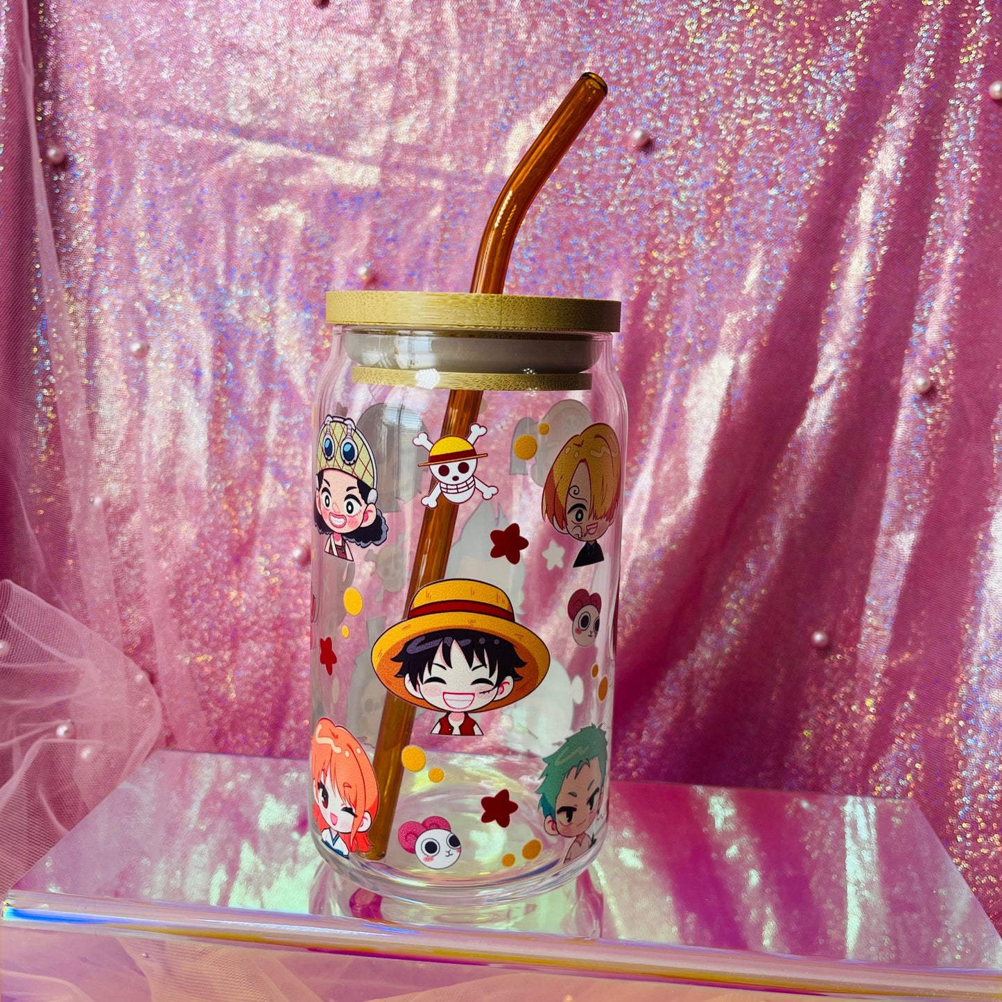 Pirates ♡ 16oz Glass Can - PREORDER