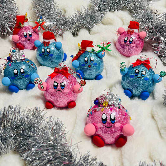 Pink & Blue Ornaments