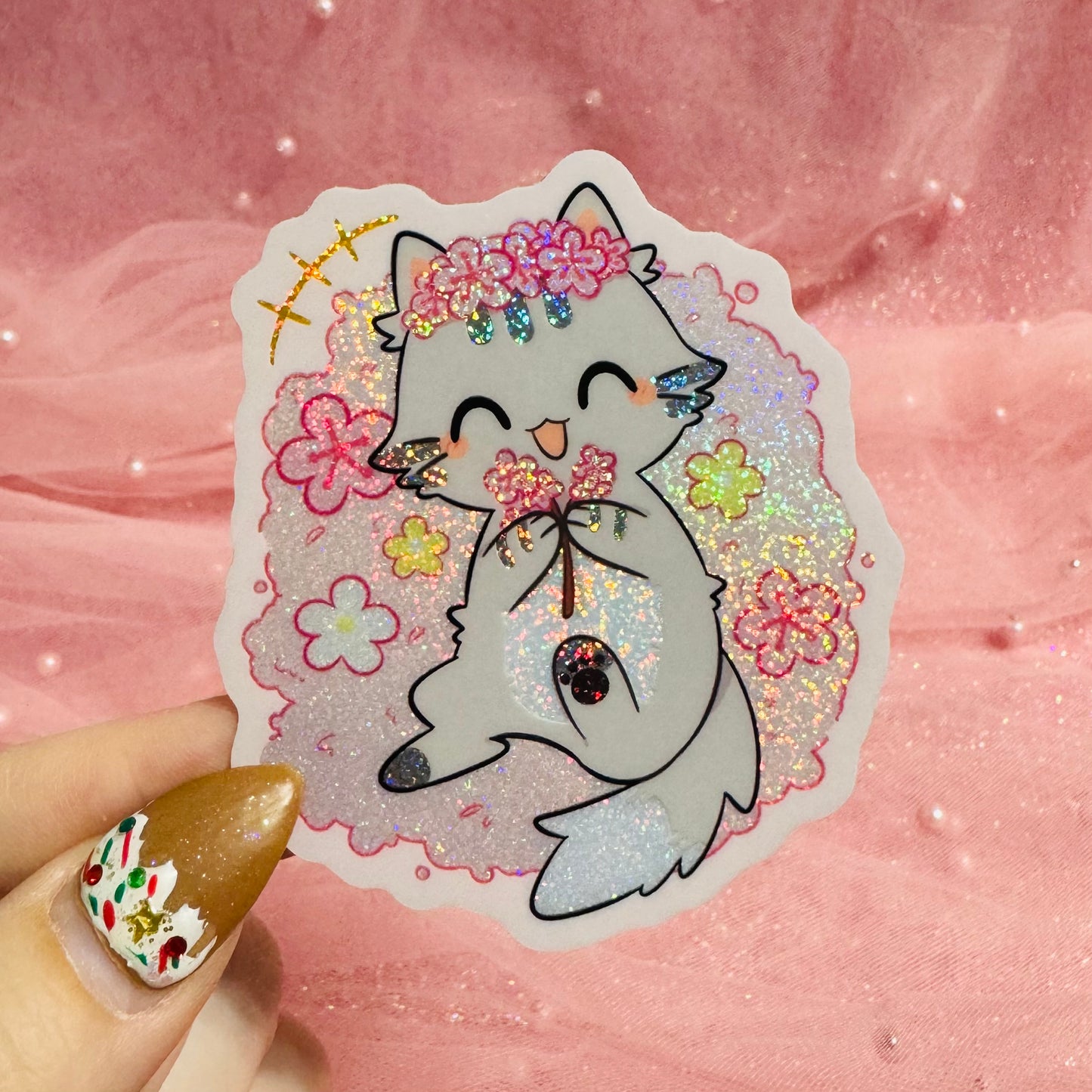 Sakura Kitty Stickers
