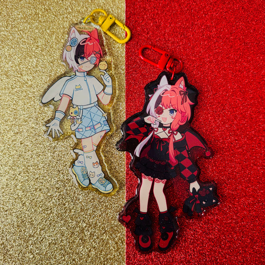 Angel/Devil Mascots ☆ Large Charms