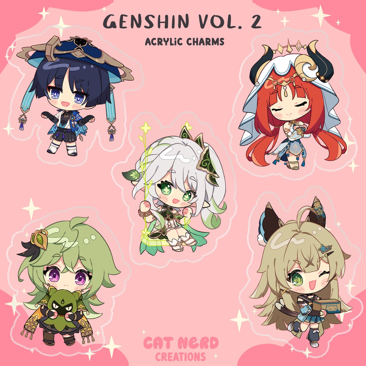 Genshin Charms Vol. 2 - PREORDER