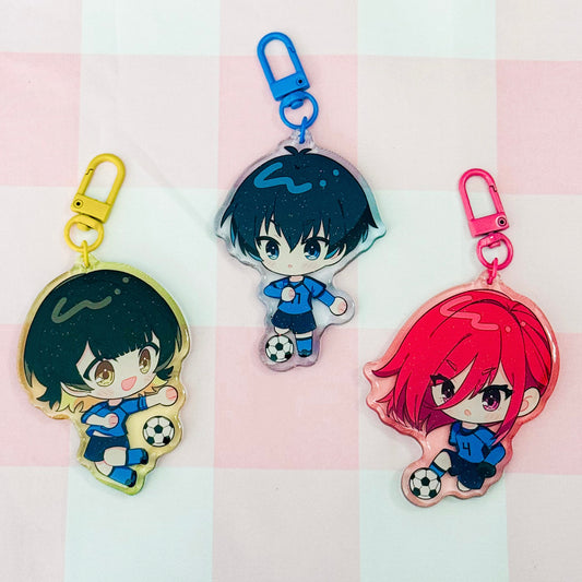 Blue Soccer ☆ Charms