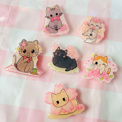 Sakura Kitties ♥ Phone Grips