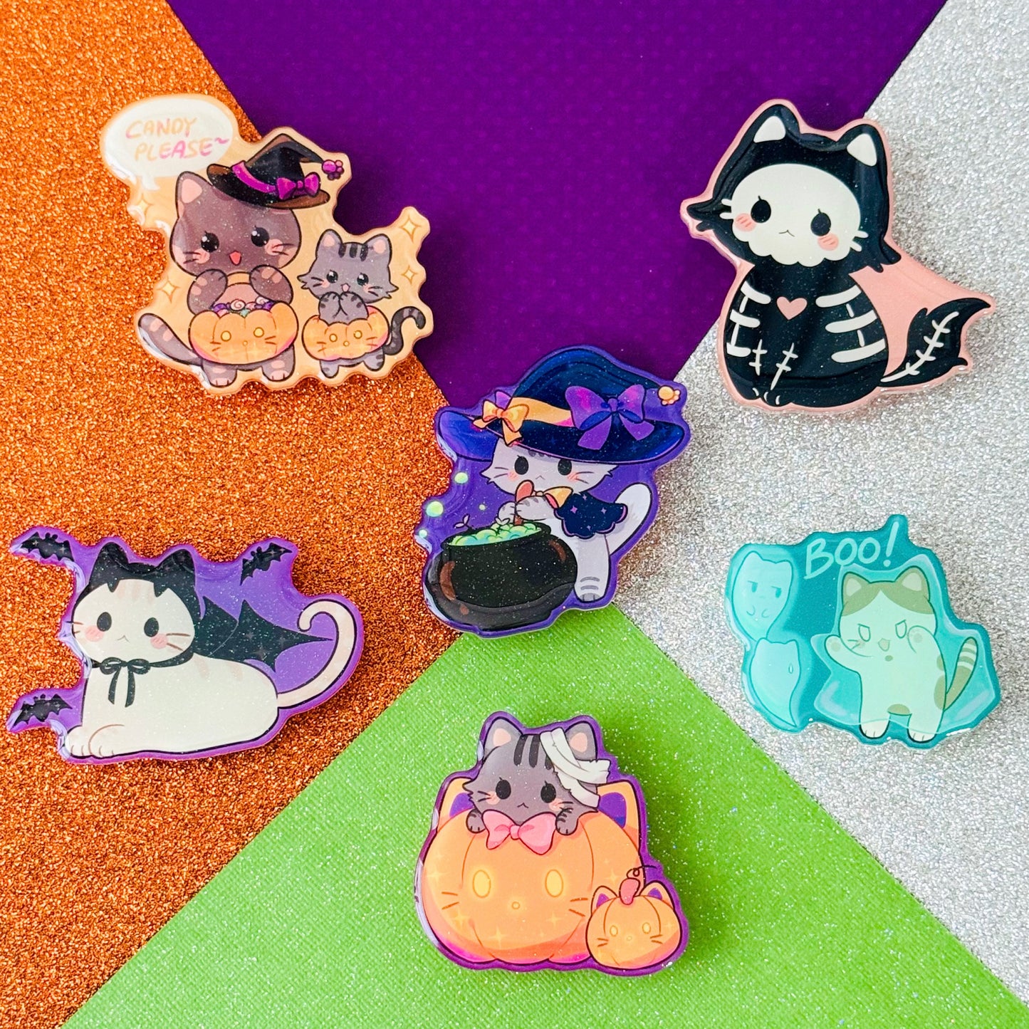 Cats - Halloween ☆ Phone Grips