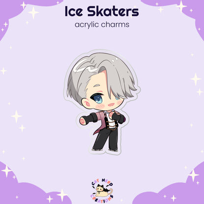 Ice Skater Charms