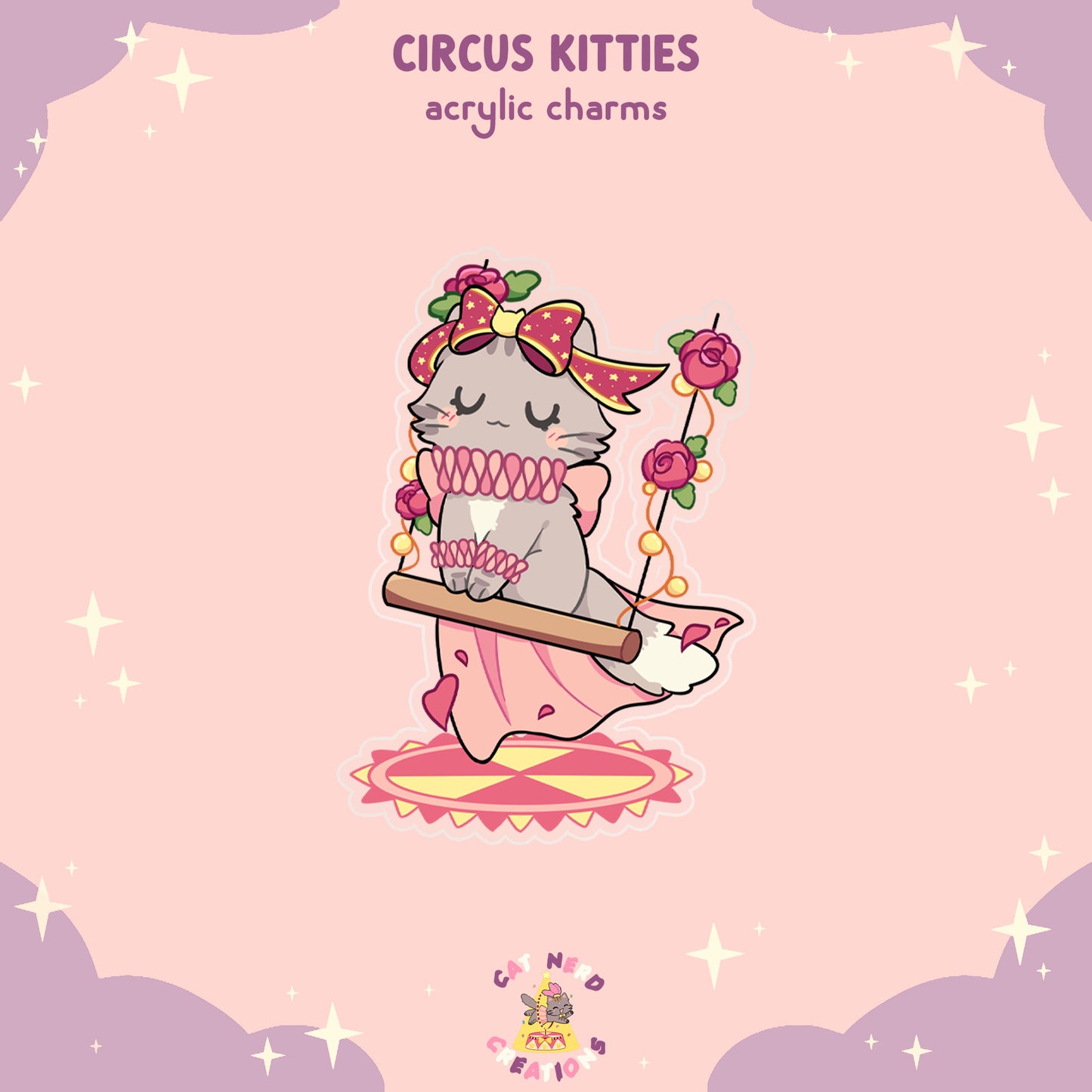 Circus Kitties ☆ Charms - PREORDER