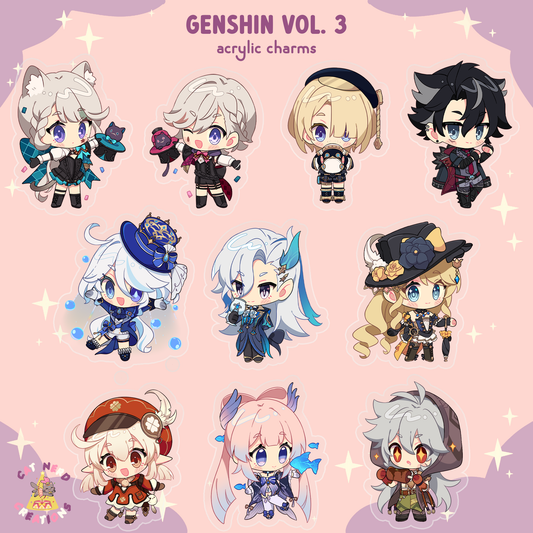 Genshin Charms Vol. 3 - PREORDER