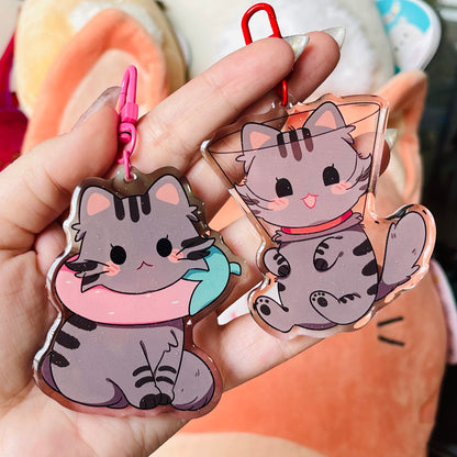 Cone Head Kitty Charms