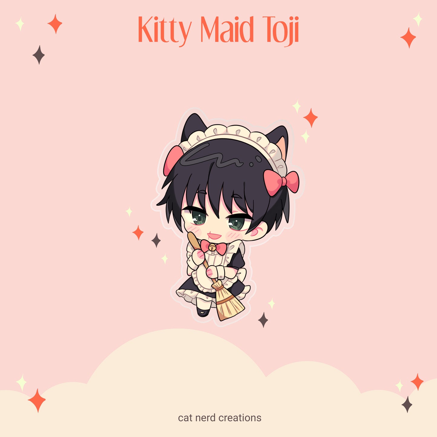 Kitty Maid Charms